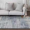 thumbnail image 4 of Tapis lavable en machine bleu Rug Ease Harmony, 4 of 7