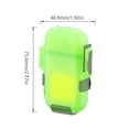 thumbnail image 3 of Encendedor de arco eléctrico doble USB COB Light 3 modos de iluminación (noctilucente verde), 3 of 6