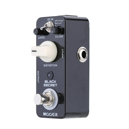 Mooer Black Secret Micro Mini Distortion Electric Guitar Effect Pedal True