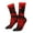 White, variant on The Red Head Skull Crew Socks for Men & Women, Breathable Casual Athletic Ankle Socks