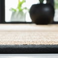 thumbnail image 4 of SAFAVIEH Natural Fiber Jovana Solid Area Rug, Maize/Black, 2'6" x 4', 4 of 11