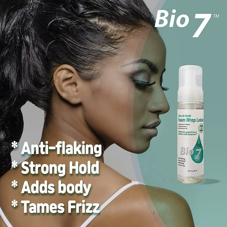 BY NATURES BIO 7 Shine & Hold Foam Wrap Lotion (7oz) BY NATURES BIO 7 Shine & Hold Foam Wrap Lotion (7oz)