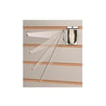 thumbnail image 2 of SSWBasics 12" Adjustable Chrome Shelf Bracket for Slatwall - Pack of 3- Chrome Adjustable, 2 of 2
