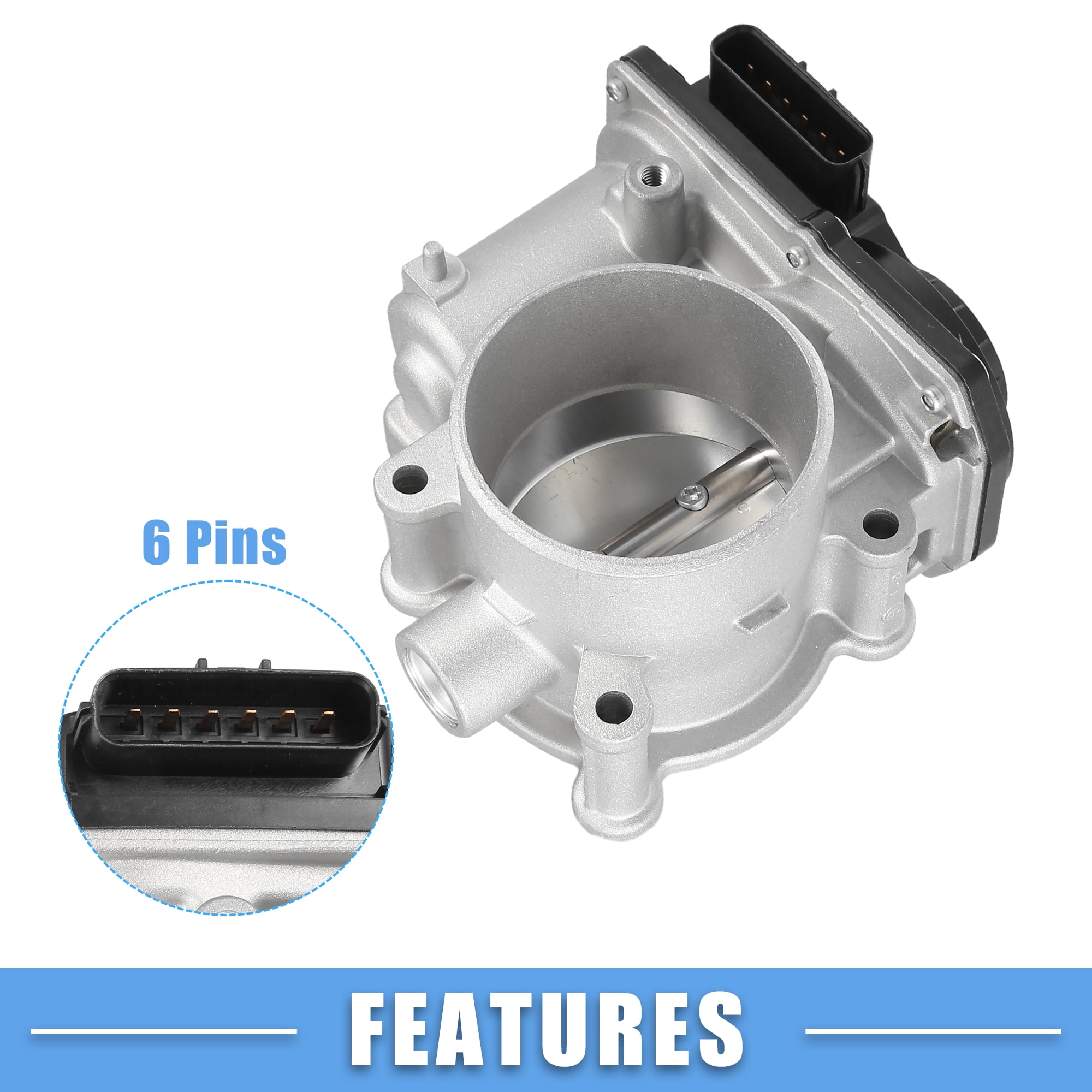 Unique Bargains Electronic Throttle Body Assembly No.PY0113640A for Mazda 3 6 CX-5 2.5L 2014 2015 2016 2017 2018