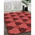 thumbnail image 3 of Ahgly Company Machine Washable Indoor Rectangle Transitional Tomato Red Area Rugs, 7' x 9', 3 of 7