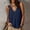 Navy, variant on NTACZA Cute Tank Tops Casual V-Neck Cotton Sleeveless Boho Tops