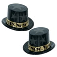 thumbnail image 2 of Beistle Club Pack of 25 Star Tropper Gold "Happy New Years" Legacy Party Favor Hat, 2 of 2