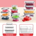 thumbnail image 4 of Recipientes de almacenamiento de alimentos Skroam, paquete de 36 unidades, herméticos, sin BPA, 4 of 7