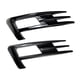 thumbnail image 1 of 2 piezas de cubierta de lámpara de luz antiniebla para  2013-2016 negro Sharpla Cubierta embellecedora de faros antiniebla, 1 of 8