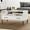 White, variant on vidaXL Coffee Table Accent Side Sofa End Table with Metal Legs Solid Wood OSLO