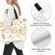 thumbnail image 3 of Balery Farm Bee Cute Honey Bolsa Tote Estilo Estético con Cremalleras, Bolsa de Hombro, Bolsa de Compras Grande y Plegable, 3 of 8