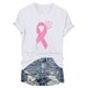 thumbnail image 4 of Fiudx Camisetas para Mujer Blusa de Manga Corta con Estampado de Moda para Mujer, Divertida Camiseta con Cuello Redondo, 4 of 4