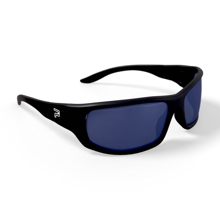 PRX Men's Sunglasses, Anchor - Matte Black, Wrap, Plastic, 62-15