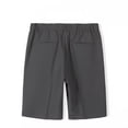 thumbnail image 3 of JTieacloth Mens Shorts Knee Length Men's Casual Shorts Summer Comfortable Breathable Slim Fit Stretch Flat Front Dress Shorts For Gym Outdoor Travel,Gray, 3 of 6