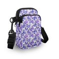 thumbnail image 3 of HELLHERO with Zipper Closed Polyester Small Crossbody Purse Adults 4.33x1.97x7.09 Butterflies, 3 of 7
