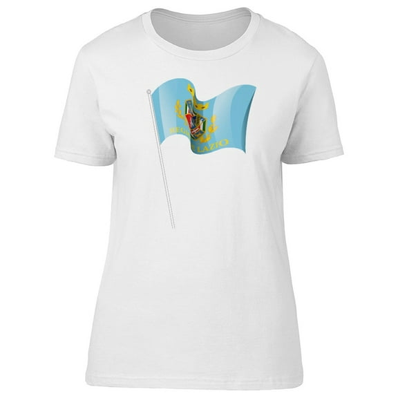 Flag Of Lazio Regions Tee Men's -Image by Shutterstock
