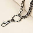 thumbnail image 3 of Unisex Punk Chains for Pants, Heavy Duty Belt Chains Hip Hop Trousers Jeans Chain with Lobster Clasps for Wallet Keys, 3 of 8