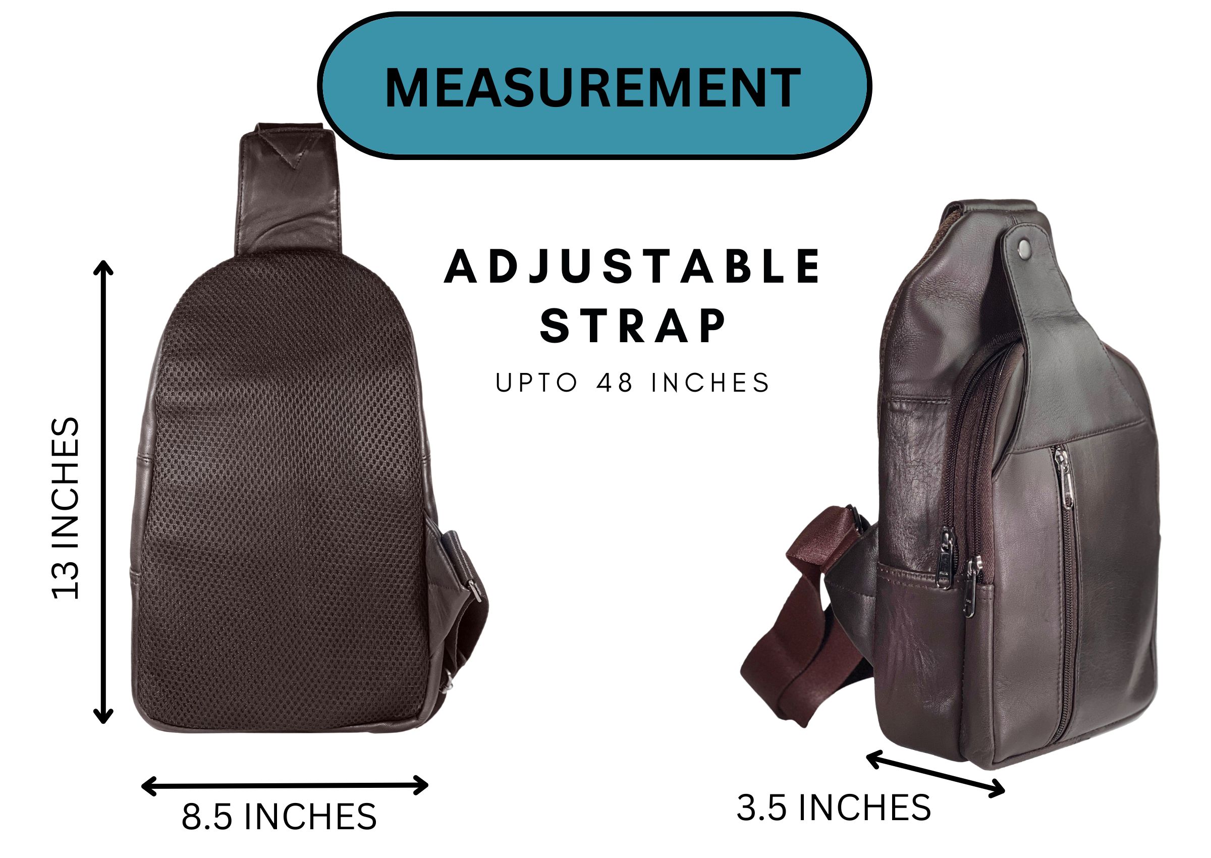Crossbody Bag Sling Bag Shoulder Pack Lightweight Travel Hiking Men Women-by Bullz