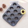 thumbnail image 1 of OUSITAID Mini 12-Cup Muffin Pan Non Stick Cupcake Tray Mold Heat Resistance Bakeware (26*19.5*2cm), 1 of 4