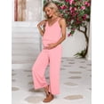 thumbnail image 6 of Yesfashion Women's Maternity Jumpsuit Pregnancy Casual Romper Strap Tank Top Baggy Pants, 6 of 8