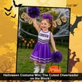 thumbnail image 4 of SUOSDEY Girls Cheerleader Costume Outfit Set,Kids Sleeveless Cheerleading Uniform for Party Birthday Halloween, 4 of 7