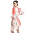 thumbnail image 3 of Vestido abstracto con cinto Roman Fashion Juvenil 3825 Durazno naranja claro CH, 3 of 5