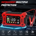 thumbnail image 3 of Cargador de Batería para Auto, Colorido Cargador Inteligente de 12V 8A con Goteo, Mantenedor de Batería Automotriz de 12V Desulfatador con Compensación de Temperatura para Auto, Camión, Motocicleta,, 3 of 8