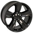 thumbnail image 4 of OE Wheels DG65 20 Inch Rims and Tires Fit Ram 1500 Style 5x139.7 20x9 Satin Black - Hollander 2453 - TerraMax RT 275/55-20 (Set of 4), 4 of 5