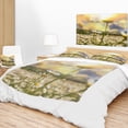 thumbnail image 3 of DESIGN ART Designart 'Blooming Chamomiles Flowers' Landscape Fleece Throw Blanket, 3 of 5