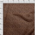 thumbnail image 3 of oneOone Georgette Viscose Brown Fabric African Quilting Supplies Print Sewing Fabric By The Yard 42 Inch Wide, 3 of 4
