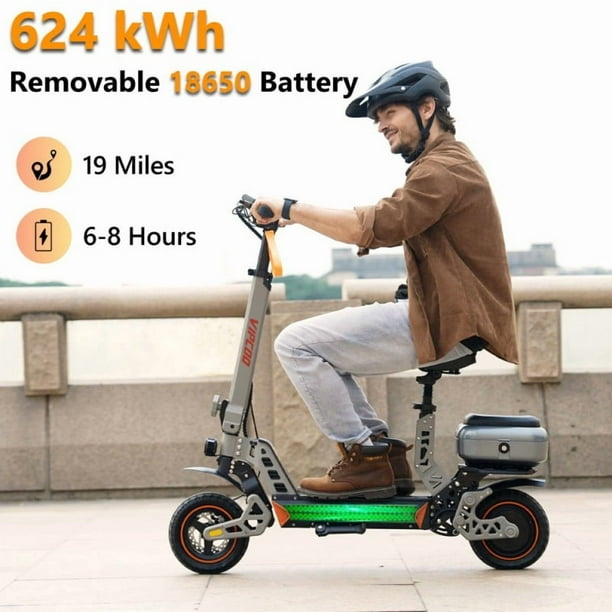 VIPCOO VS2 Electric Scooter for Adult, 700W Off Road E-Scooter