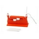 thumbnail image 5 of Kearding Enhebrador de agujas de mano, enhebrador de agujas de doble agujero, herramientas de costura DIY, agujas, accesorios de costura Tela de costura y artesanía Naranja Kearding HA2959-01B, 5 of 5