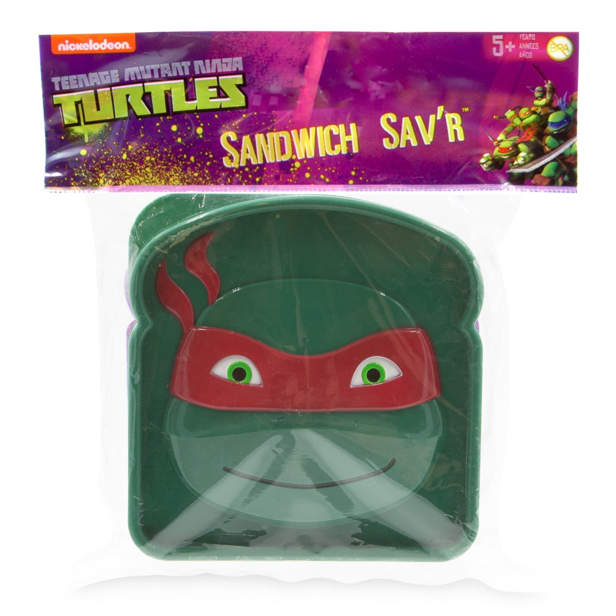 TMNT Sandwich Saver Lunch Container Kids Teenage Mutant Ninja Turtles