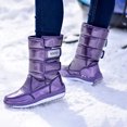 thumbnail image 4 of Botines Cálidos Botas de plataforma de tobillo para mujer Botas de nieve de invierno impermeables Calzado antideslizante para mujer Wdftyju Tenis De Mujer Tenis De Hombre, 4 of 7