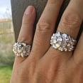 thumbnail image 2 of Real 925 Sterling Silver Nugget Ring Heavy Solid Hip Hop Ring For Men Size 7, 2 of 8