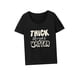 thumbnail image 5 of Camiseta de mujer con cuello redondo, ropa deportiva, camiseta de manga corta para caminar y desplazarse XL, 5 of 7