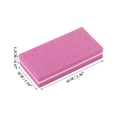thumbnail image 4 of Unique Bargains 30 Pcs Comfortable Mini Square Nail Buffers for DIY Pink, 4 of 6