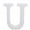 U, variant on Moocorvic Wood Wooden Letters White Alphabet Wedding Birthday Party Home Decorations I