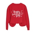 thumbnail image 6 of Valentine'S Sweatshirt For Women Cute Love Heart Shirts Casual Long Sleeve Valentine Sweat Shirts Fashion Tops, 6 of 6