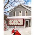 thumbnail image 5 of Garage Door Banner Cover 7 x 8 ft, Christmas Elk Snowflake Red Black Buffalo Plaid Christmas Garage Door Decorations Holiday Christmas Backdrop Decor for Winter New Year Xmas Party, 5 of 6