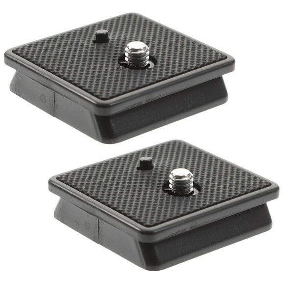 IMIKEYA 2Pcs Black Tripod Mount Adapter for Camera with Anti Skid Wear Resistant Plate