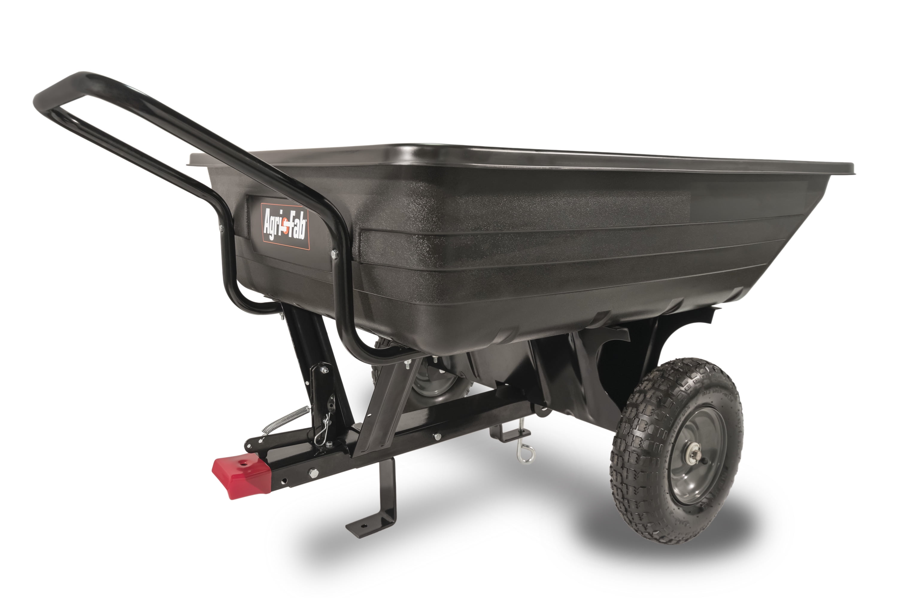 AgriFab, Inc. 350 lb. Convertible Poly Push/Tow Lawn and Garden Cart