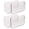 thumbnail image 1 of Shisuyan Bottle Organizer Stand Stackable Plastic 2Pcs 7.86X3.93X3.93in, 1 of 8