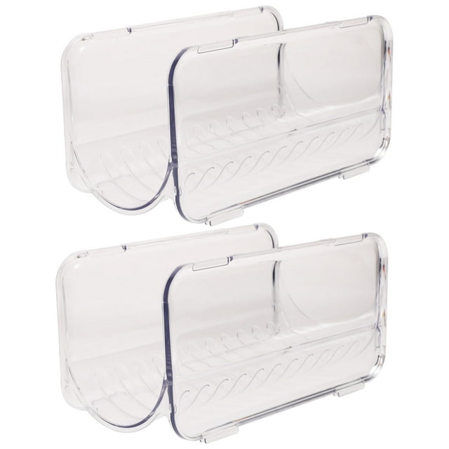Shisuyan Bottle Organizer Stand Stackable Plastic 2Pcs 7.86X3.93X3.93in