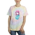 thumbnail image 1 of Manga Schoolgirl Grinning Tie Dye Spiral Women -Image by Shutterstock, Female x-Large, 1 of 4