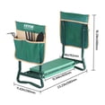 thumbnail image 5 of VEVOR Garden Kneeler and Seat, 6 in Wide Kneeling Pad, Heavy Duty Garden Kneeling Stool, Folding Garden Seat with 2 Tool Bags, Relieve Knee & Back Pain, Portable Garden Bench for Women Grandparents, 5 of 9
