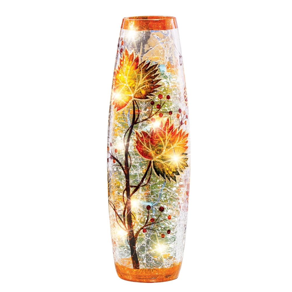 orange glass decor