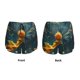 thumbnail image 3 of Balery Whimsical Starry Night Scene Pantalones cortos deportivos para mujer con forro y dos bolsillos, elásticos, para entrenamiento, gimnasio, yoga-Medium, 3 of 7