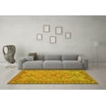 thumbnail image 3 of Ahgly Company Machine Washable Indoor Rectangle Persian Yellow Traditional Area Rugs, 2' x 3', 3 of 4