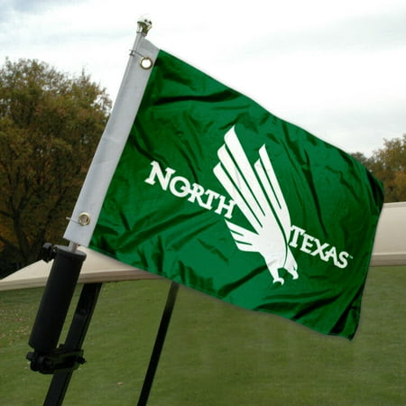 - North Texas Mean Green Golf Cart Flag